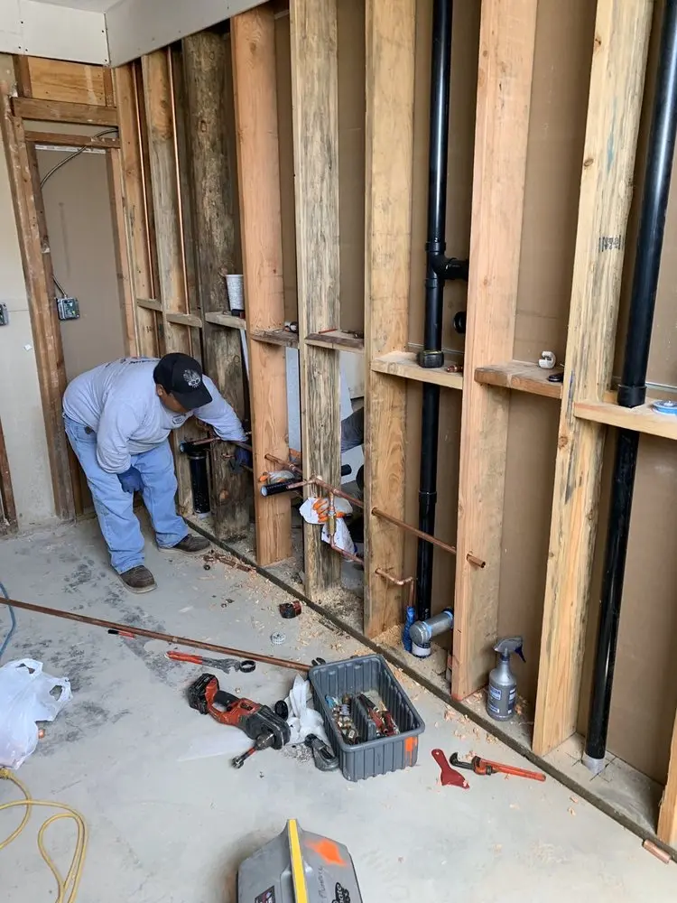 Commercial rough-in plumbing for Commercial Plumbing in Whippany